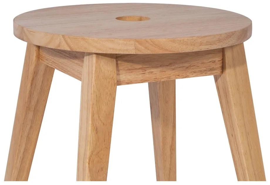 Scaun în culoare naturală deschisă din lemn de arbore de cauciuc Club – Bonami Essentials