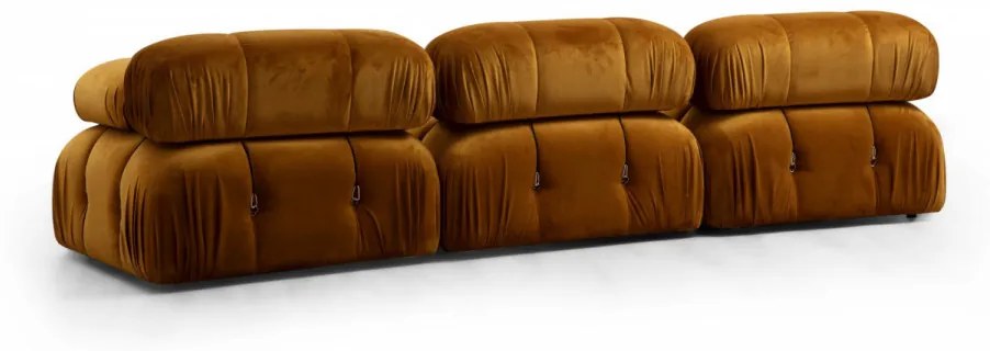 Fotoliu Modular Bubble L1, Mustar