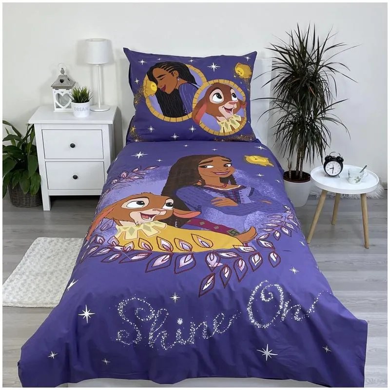Disney Dorința set de lenjerie de pat 140×200cm, 70×90 cm