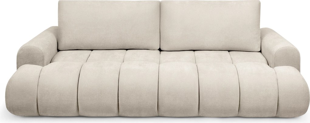 Canapea extensibilă Lutario - chenille bej deschis Vibe 06