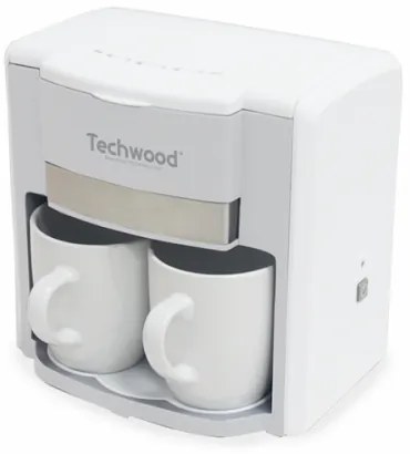 Cafetiera DUO Techwood TCA-202, 0.6L, 2 cani ceramice