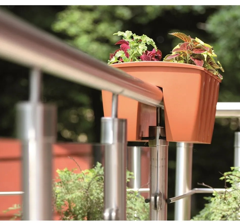 Jardinieră pentru balcon terakota 18 l