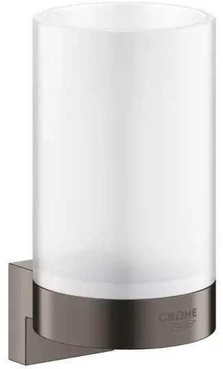 Suport Grohe Selection pentru pahar sau dozator sapun antracit periat Hard Graphite