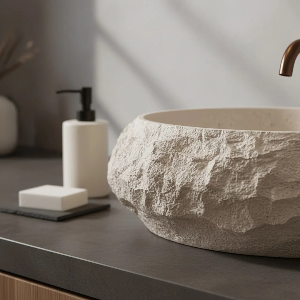 Lavoar pe blat Mika Warm Beige