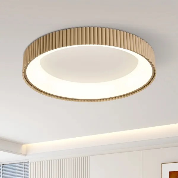 Brilagi - Plafonieră LED dimabilă FALCON MODERN, 54W, 230V, 60 cm, bej + telecomandă