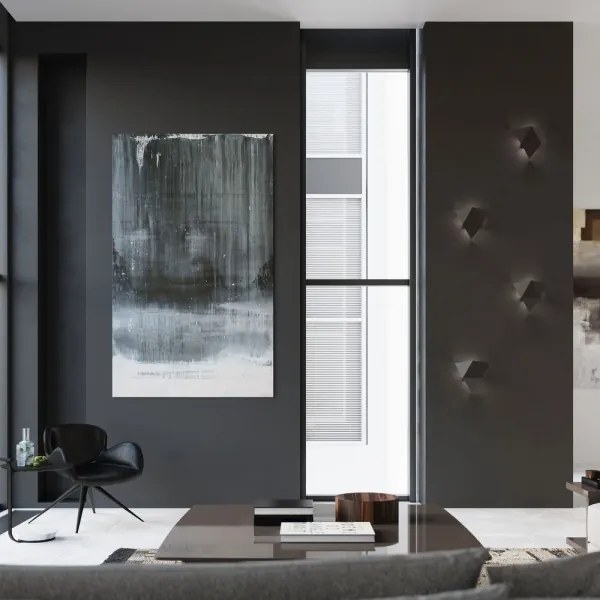 Aplică perete SOLIDO 2xG9/40W/230V negru