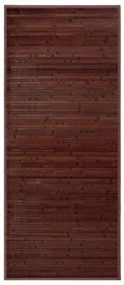 Covor maro închis din bambus 75x175 cm – Casa Selección