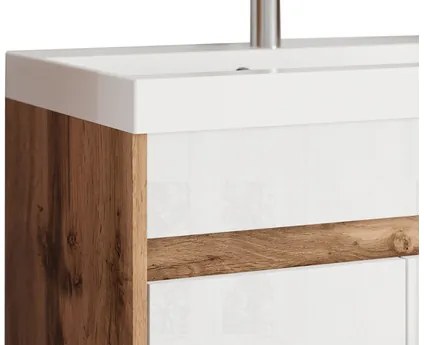 Mobilier baie Garmana XL (bodega + Negru grafit) (cu baterie Economico BYU 020M și sifon). 1103918