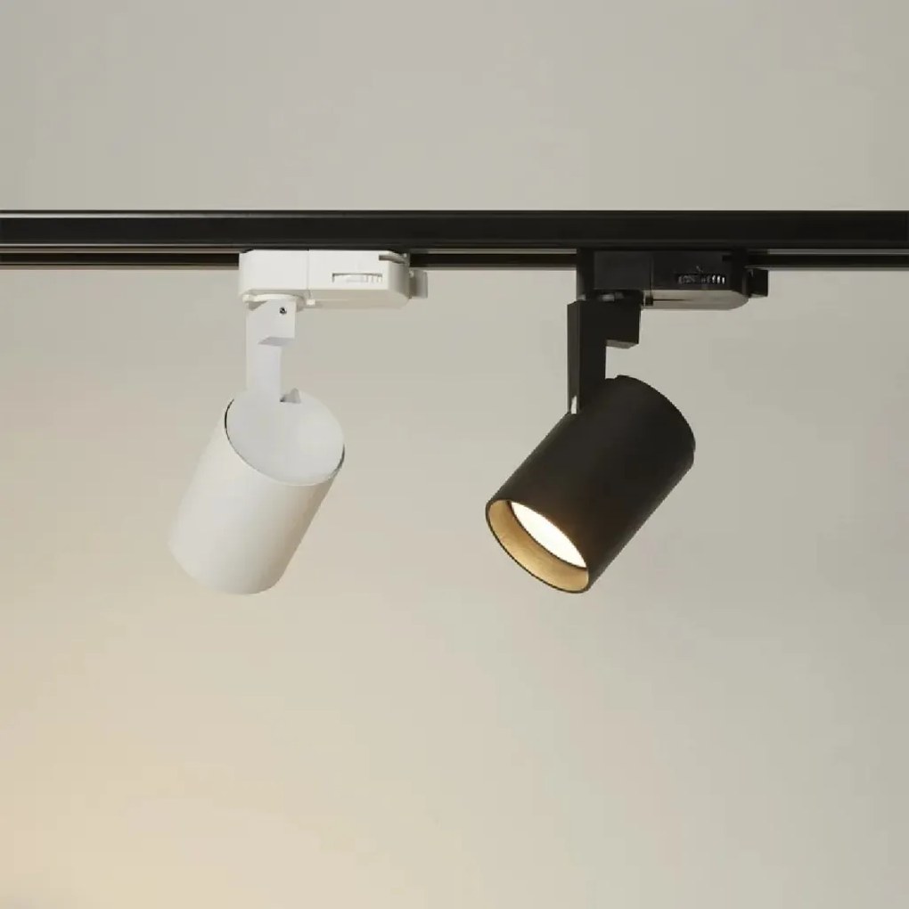 Spot directionabil pentru sina Track Project Collection, Libra negru
