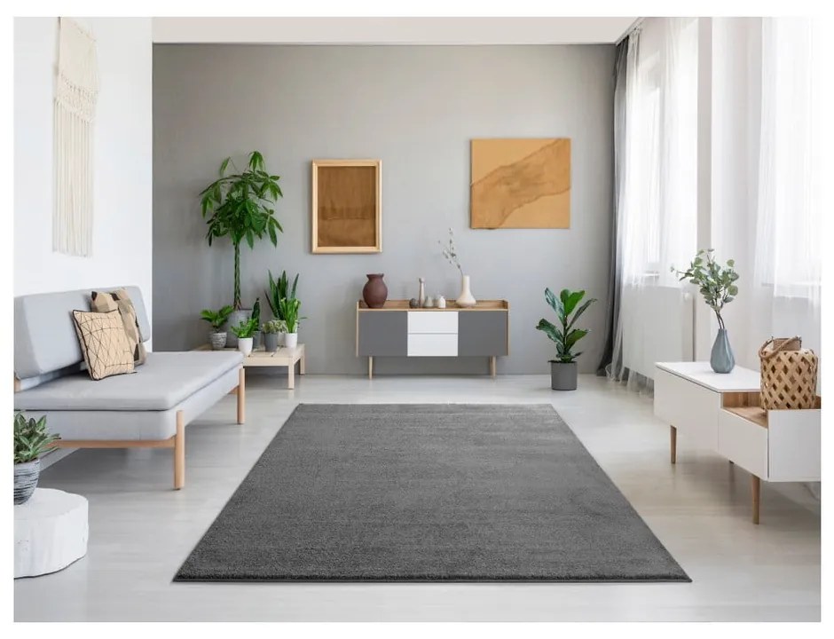 Covor Universal Montana, 80 x 150 cm, gri închis