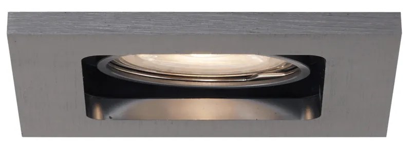 Set de 6 spoturi încastrate moderne Gunmetal GU10 50mm Rotund Înclinabile - Qure