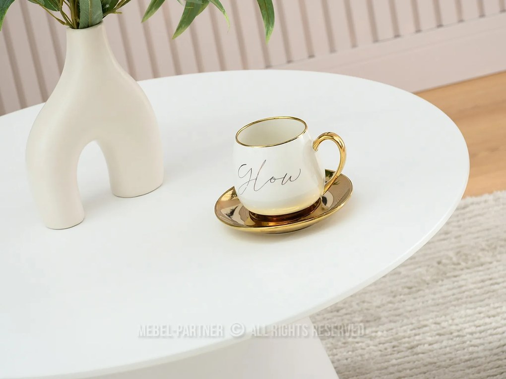 Măsuță de cafea Otava 80 (alb). 1111679