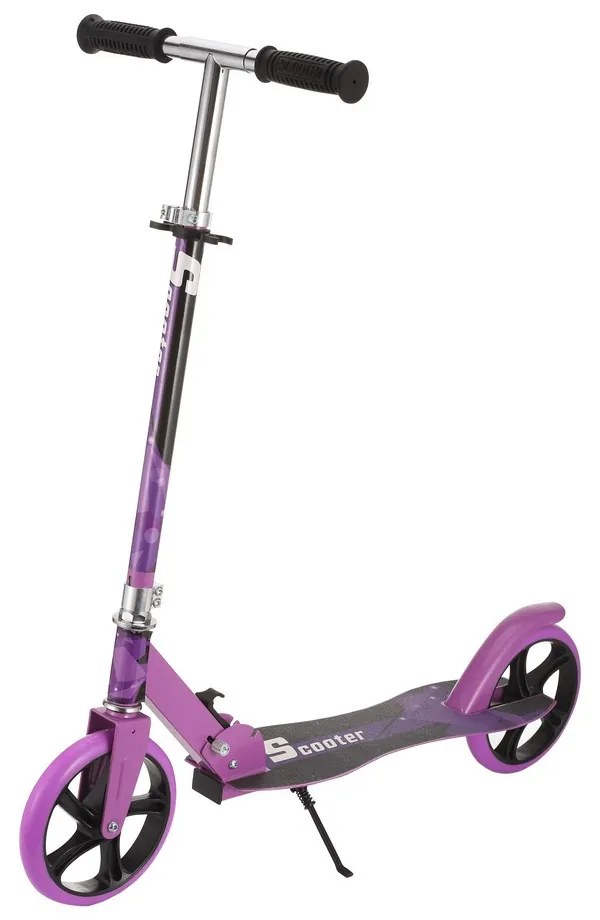 Trotineta copii si adolescenti NOVOKIDS™ Storm EVO PRO, Maxim 100 kg, Functie Super Brake, Maner reglabil pe inaltime, Diametru roata 200 mm, Mov