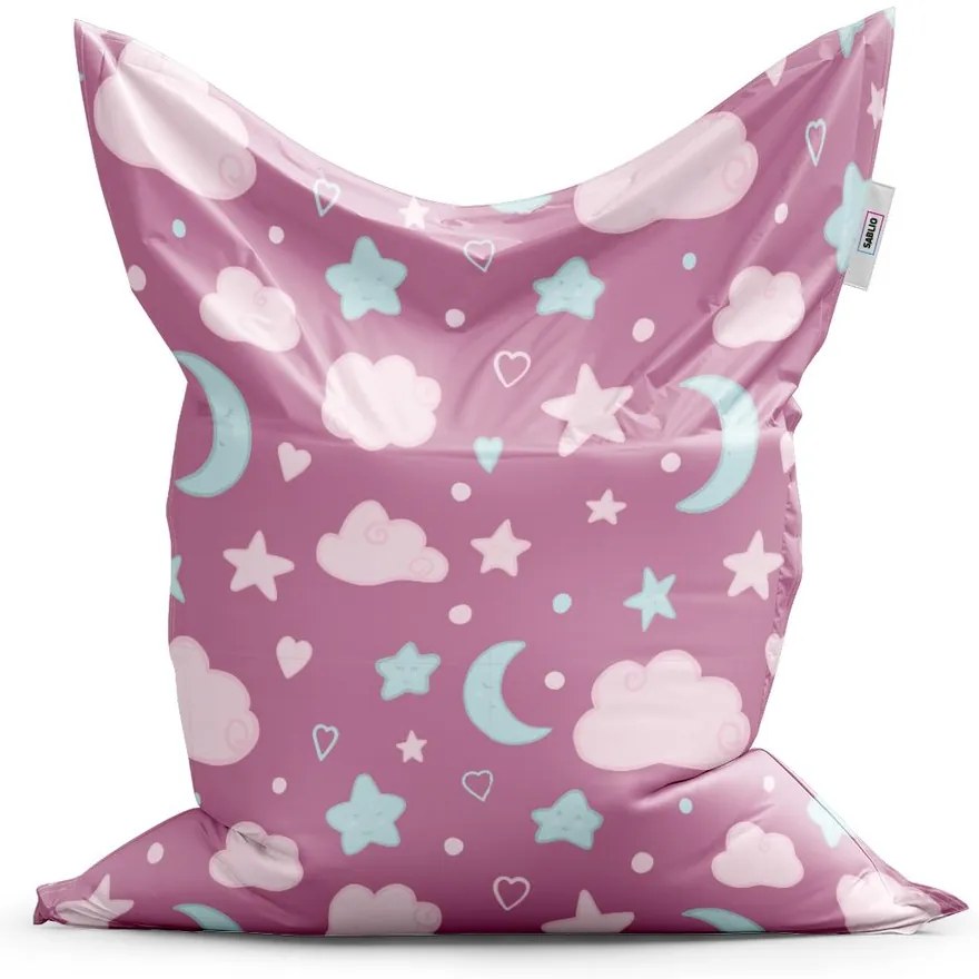 Sac de șezut Classic cer pentru copii, violet