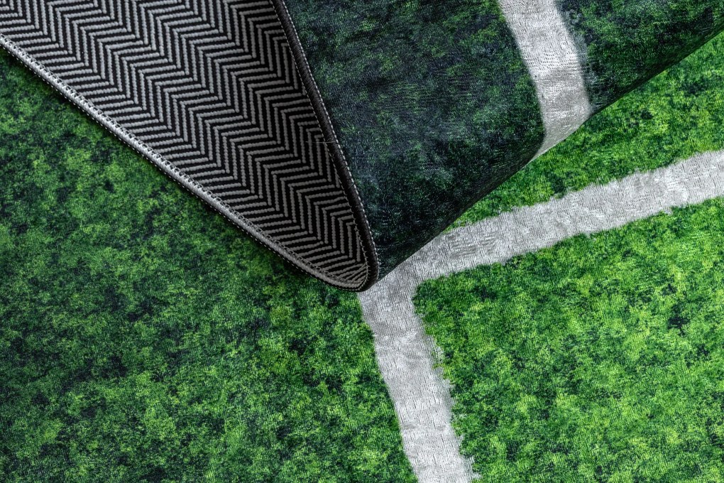 BAMBINO 58690 covor lavabil Teren, fotbal pentru copii anti-alunecare - verde