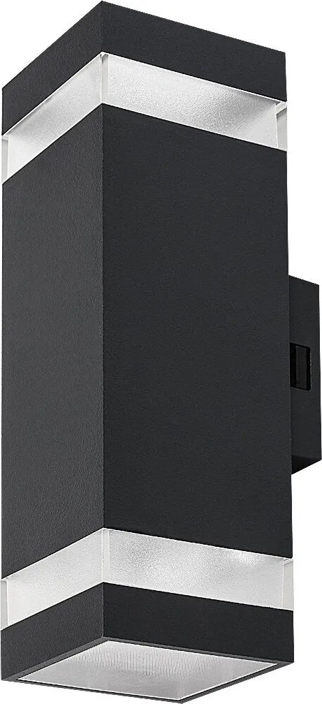 Aplica LED CCT perete exterior IP65 Urfa Line antracit