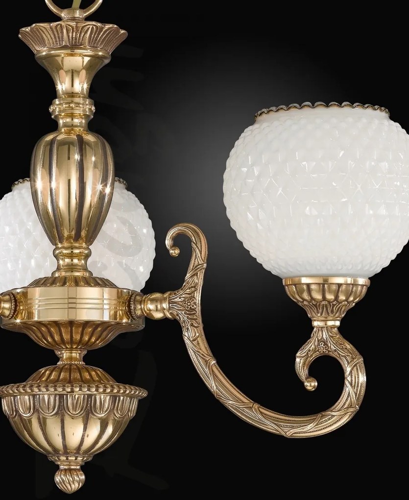 Candelabru din alama cu 3 brate design italian 8550