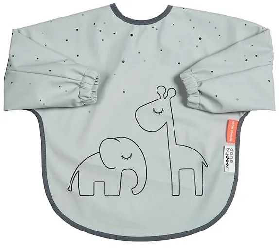 Done by Deer – Baveta Poliester cu maneci lungi gri - Dreamy Dots
