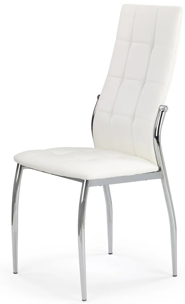 Scaun K209 piele ecologica alb