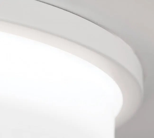 Plafoniera LED moderna LEROX 40cm alba