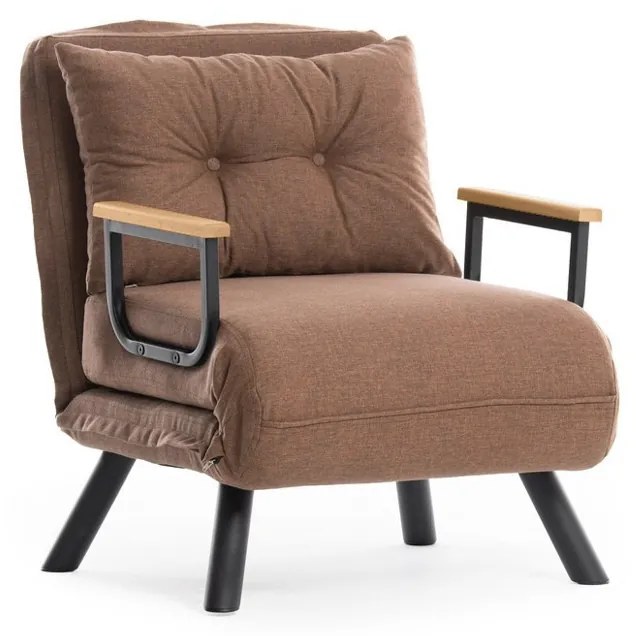 Fotoliu Sando Single Light Brown