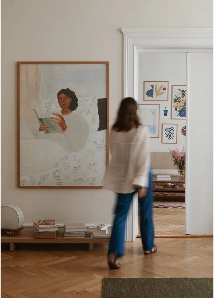 Poster 50x70 cm Morning Read – Isabelle Vandeplassche – The Poster Club