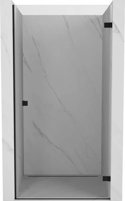 Mexen Lunar-B ușă de duș batantă dreapta 60 cm, transparentă, negru - 832-060-000-70-00-P