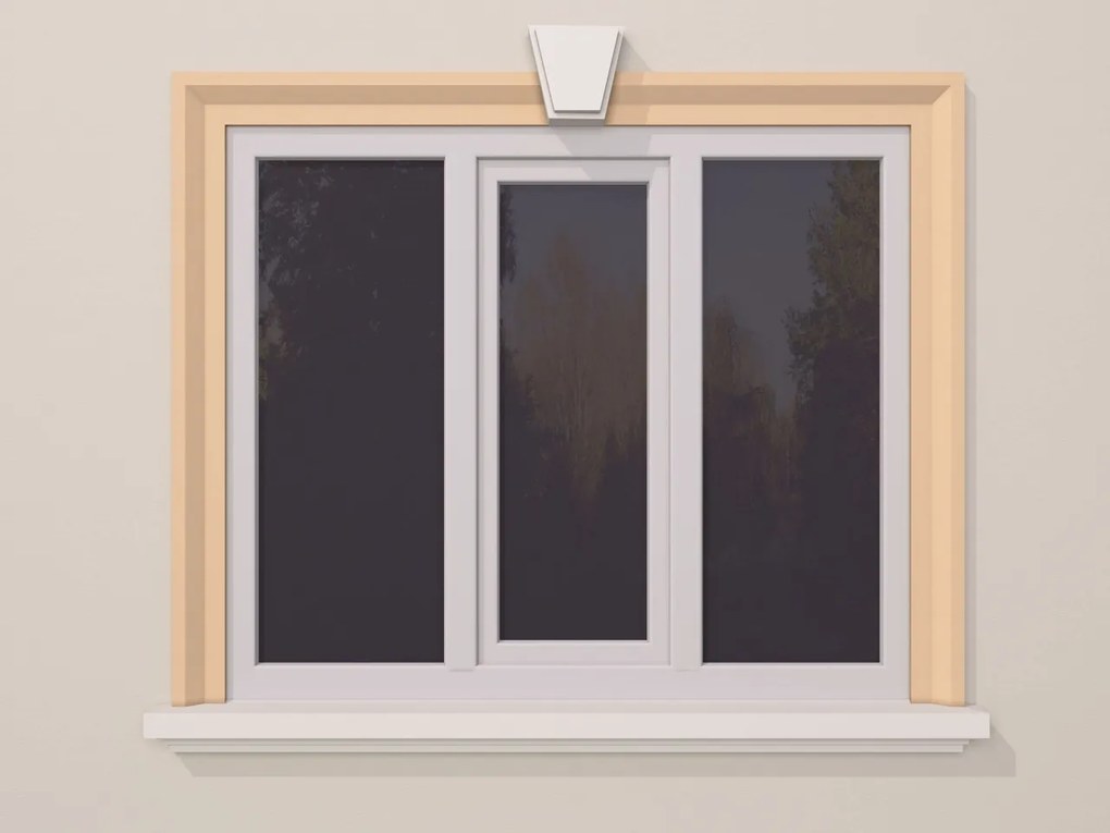 Ancadrament fereastra exterior FP137 dimensiuni 130x45x2000mm