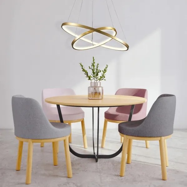 Lustră LED pe cablu LEA LED/35W/230V 4000K d. 60 cm auriu