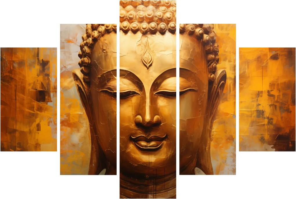 Tablou - Buddha, pictură în ulei (150x105 cm)