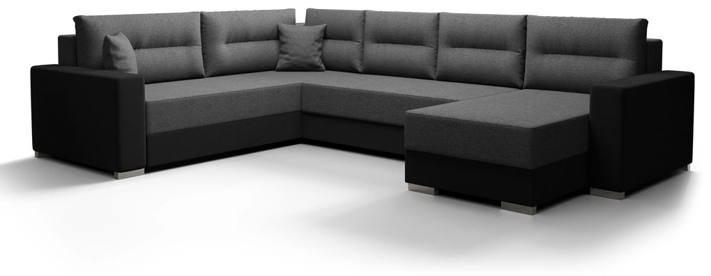 Colțar în formă de U Glide 3 (Gri închis + Negru) (S). 1057118