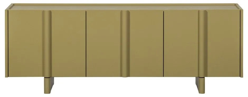 Comodă TV verde din lemn de pin 152x53x46 cm Basu – WOOOD