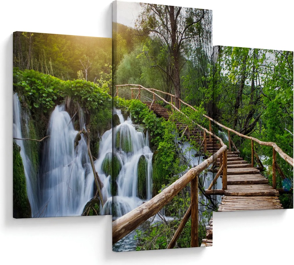 Tablou - Lacurile Plitvice (90x60 cm)