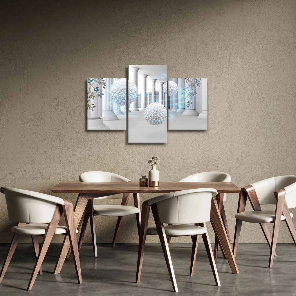 Tablou abstract în stil antic (90x60 cm)