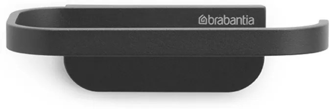 Suport hartie igienica Brabantia MindSet 1005665, Acoperit cu minerale, Elemente de fixare ascunse, Gri inchis