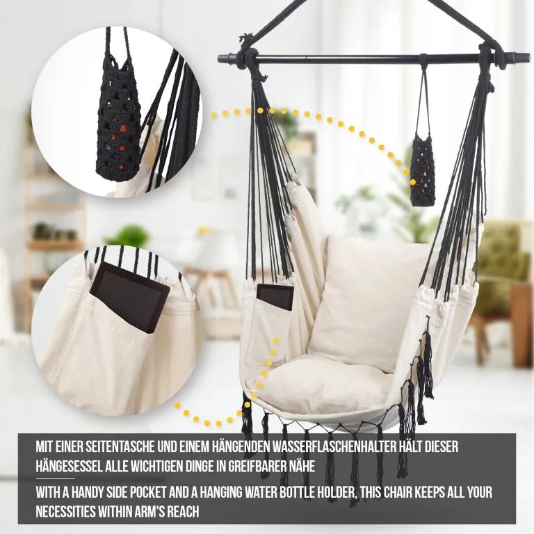 MIADOMODO Balansoar suspendat, bej