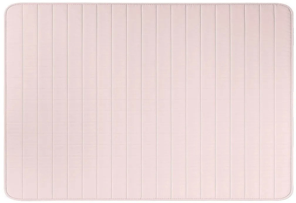 Pilota matlasata de vara 140x200 cm cu husa pentru perna SUMMER 45x75 cm, roz pudra