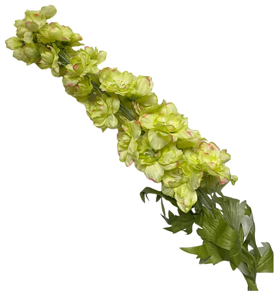 Creanga cu flori verzi artificiale, Karra, 85cm