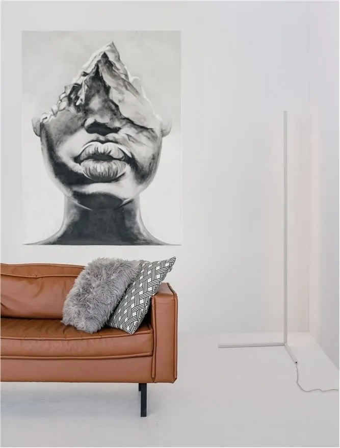 Lampadar LED design modern liniar V-LINE alb