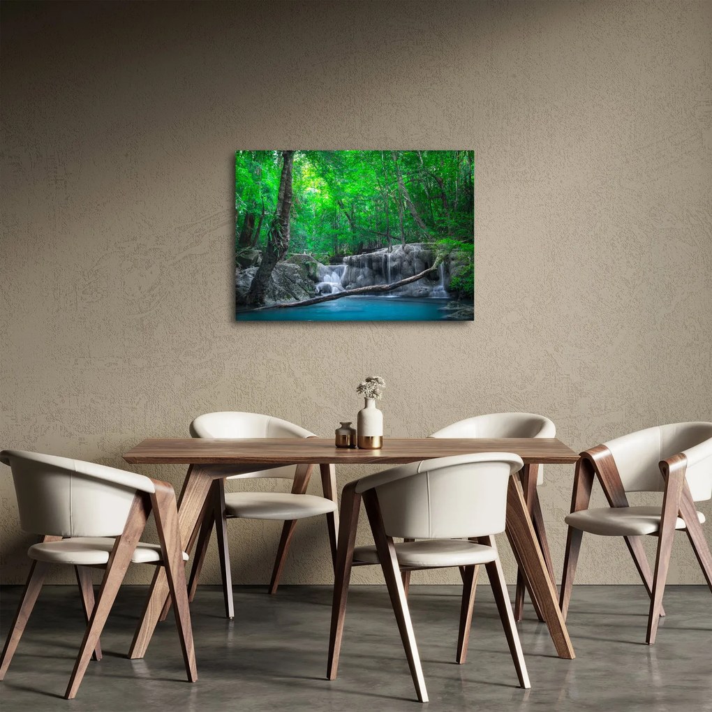 Tablou - Cascada Erawan, Kanchanaburi, Thailanda (70x50 cm)