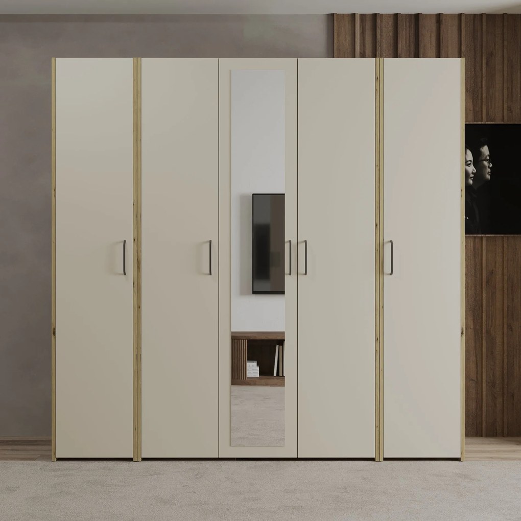 Dressing Malmo V5, Stejar Artisan/Argila, L 204 cm