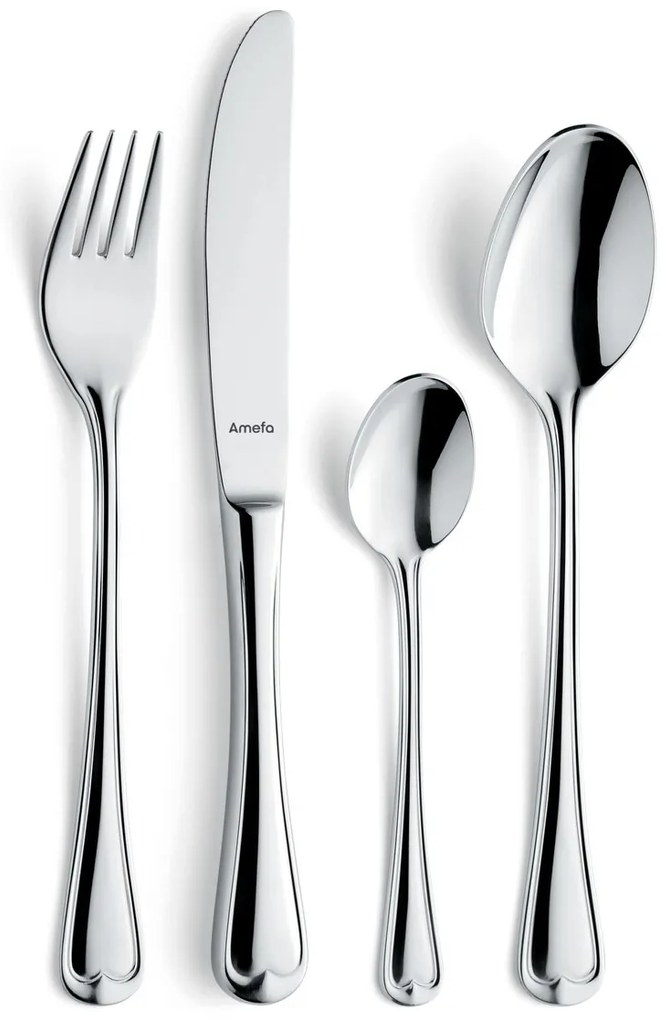 Set tacamuri, 24 piese, Amefa, Elegance, inox