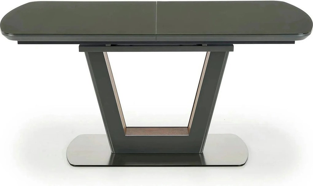 Masa extensibila BILOTTI, gri antracit/nuc, 160/200x90x76 cm