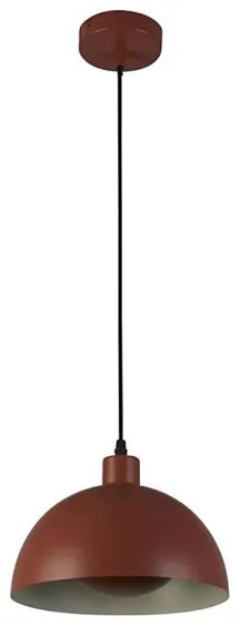 Searchlight 35411OR - Pendul pe cablu MARS 1xE27/60W/230V Ø 40 cm, culoare cărămizie