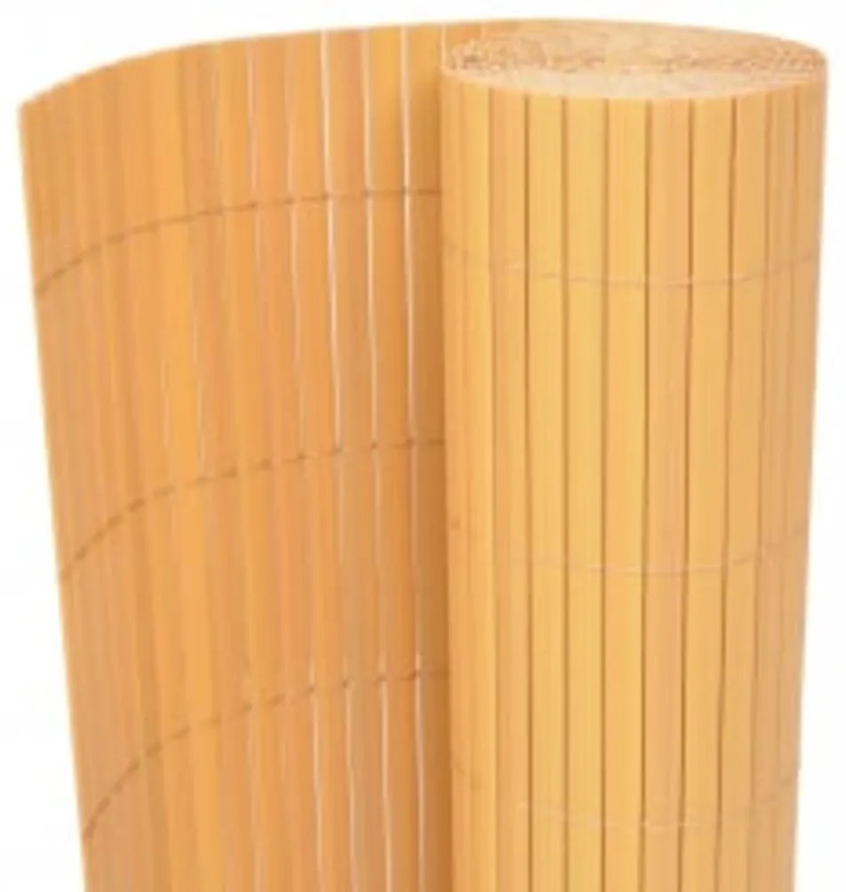 Gard pentru gradina cu 2 fete, galben, 110x500 cm 1, Galben, 110 x 500 cm