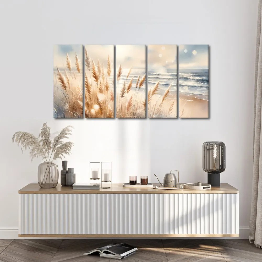 Tablou iarbă de pampas de coastă