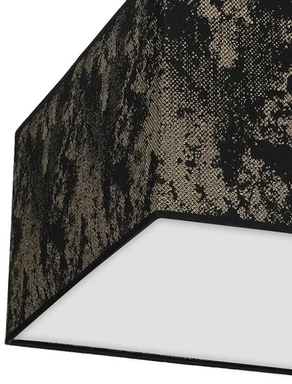 Plafonieră SATINO 2xE27/60W/230V neagră/aurie