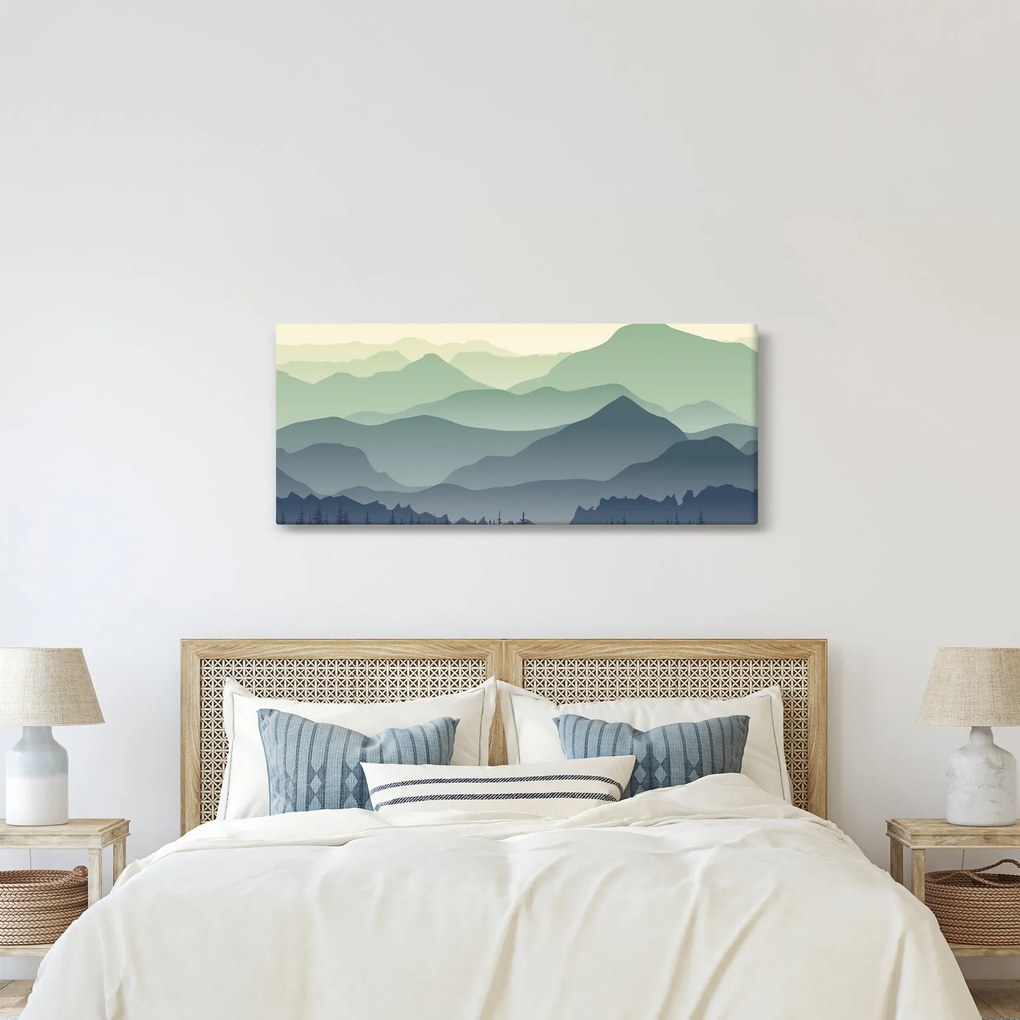 Tablou - Muntele Pădure (120x50 cm)