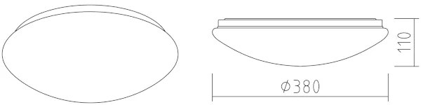 APLED - Plafonieră LED LENS P TRICOLOR LED/24W/230V IP41 1680lm