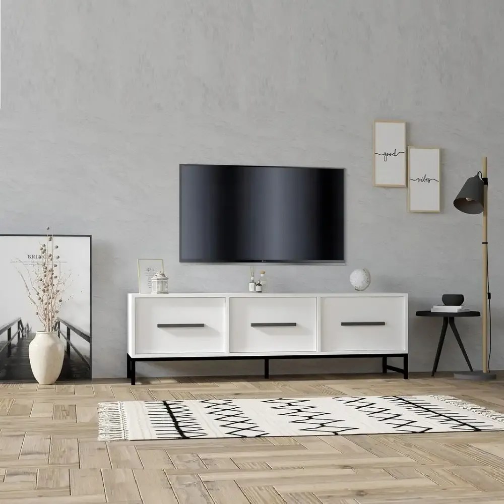 Comoda tv Melody ,living,culoare alb160 cm